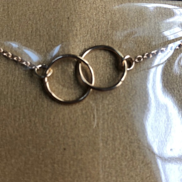 14k gold dipped karma circle necklace - Picture 2 of 3